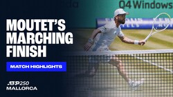Highlights: Moutet accelerates past Martinez in Mallorca