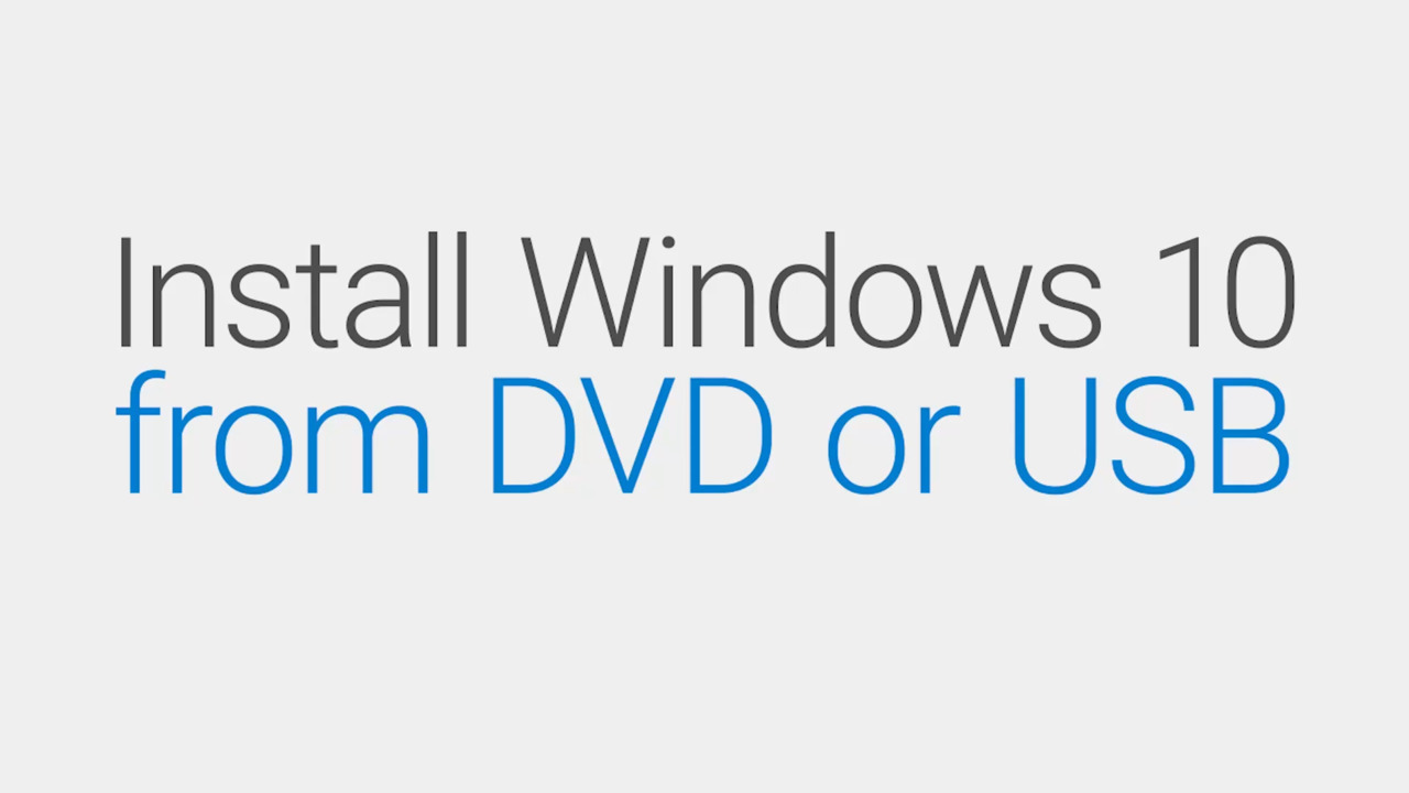 How To Install Windows From The Dell Iso | Dell Us