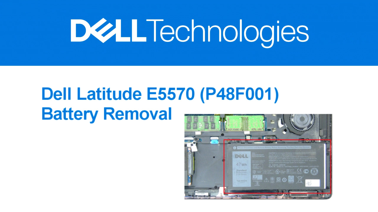How to replace the Battery in your Dell LATITUDE E5570 | Dell US