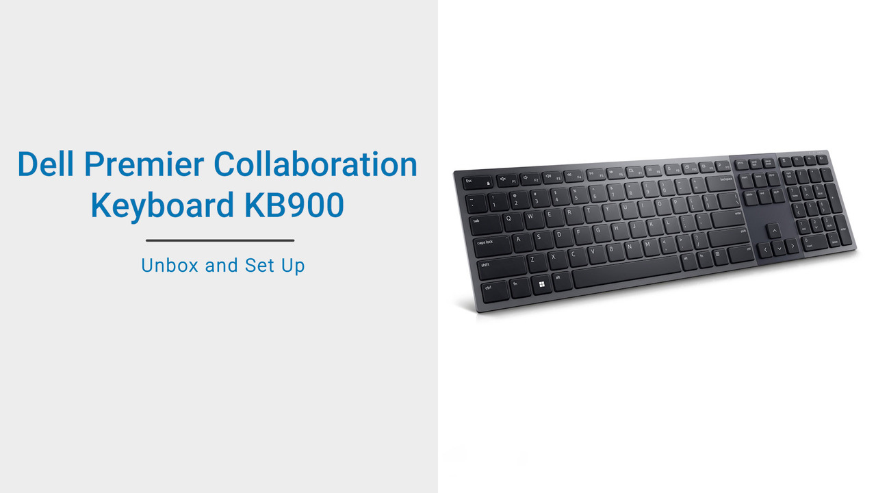 KB900の開梱とセットアップ | Dell 日本
