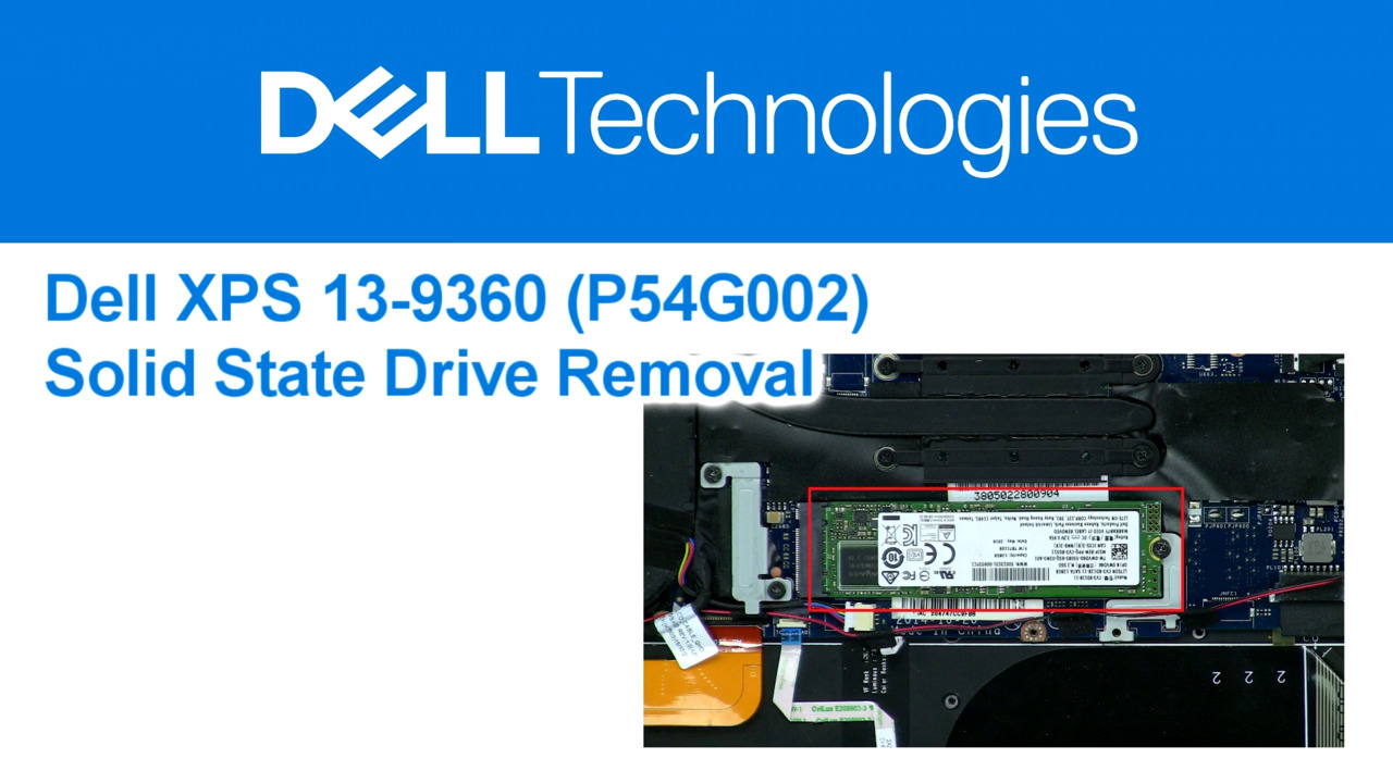 Dell xps hard hot sale drive replacement