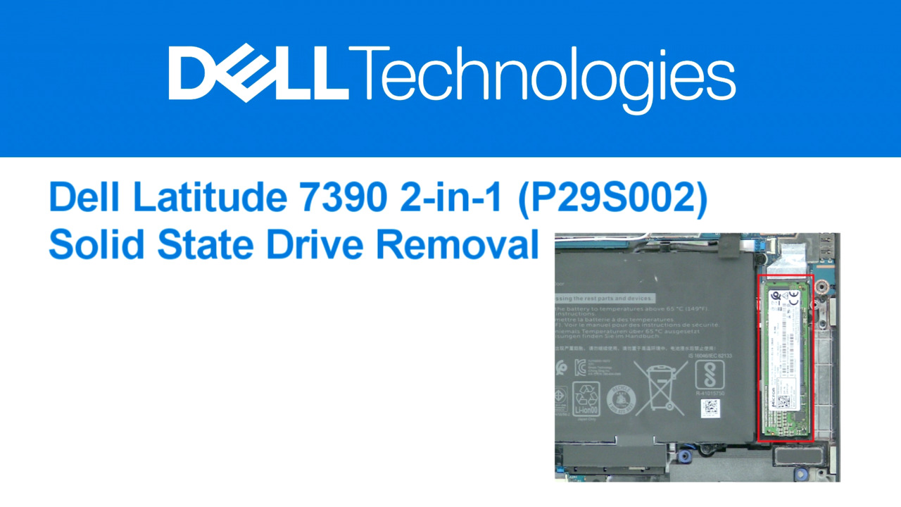 Latitude 7390 2-in-1 Teardown removal guide for customer replaceable units  (CRUs) | Dell US