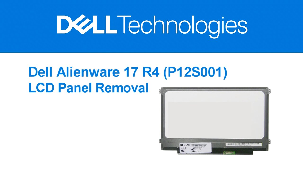 Alienware 17 R4のLCDパネルを取り外す方法 | Dell 日本