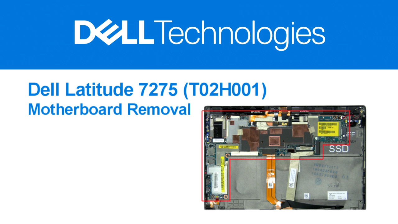 Latitude 7275のマザーボードを取り外す方法 | Dell 日本