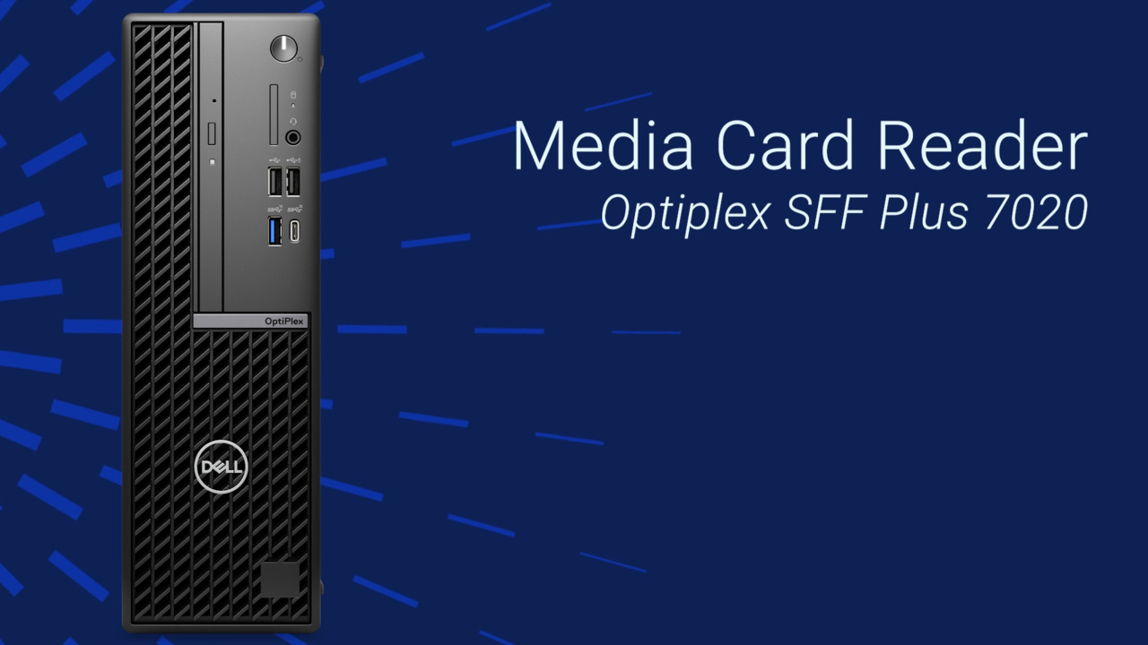 How to Replace the Media Card Reader on OptiPlex SFF Plus 7020