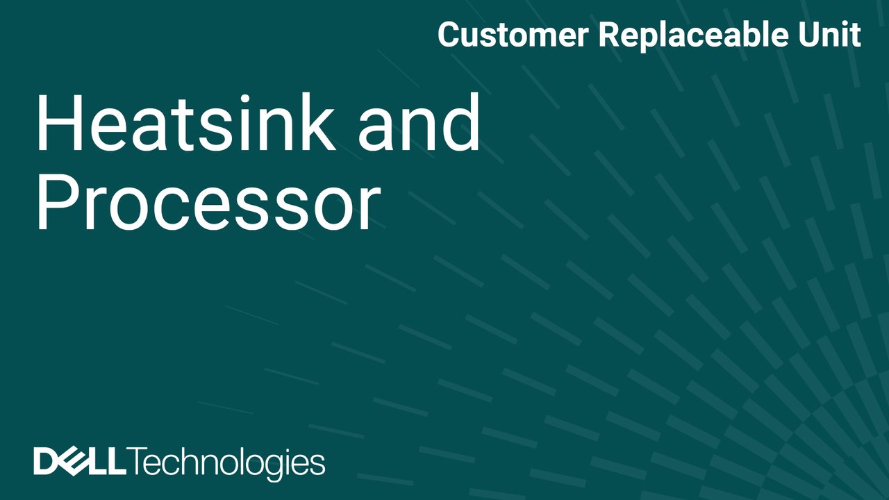 How to replace a processor and heatsink module on a PowerEdge R7715/R5715