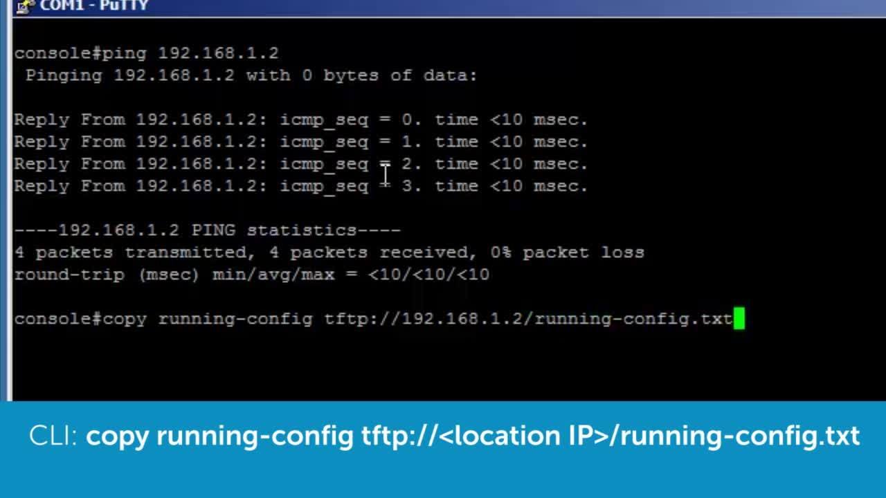 How to Backup configuration files for PowerConnect 6200