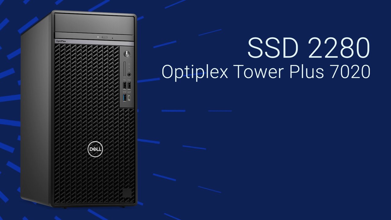 How to Replace the SSD 2280 on Optiplex Tower Plus 7020.srt | Dell US