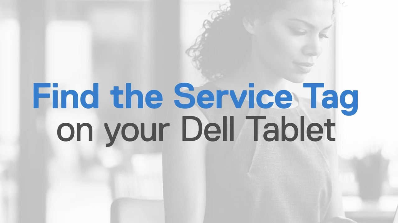 How to find your Tablet Service Tag