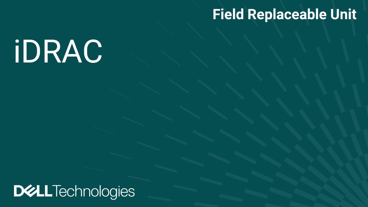 How to Replace iDRAC RJ45 I/O Module in PowerEdge XE9780 and XE9785