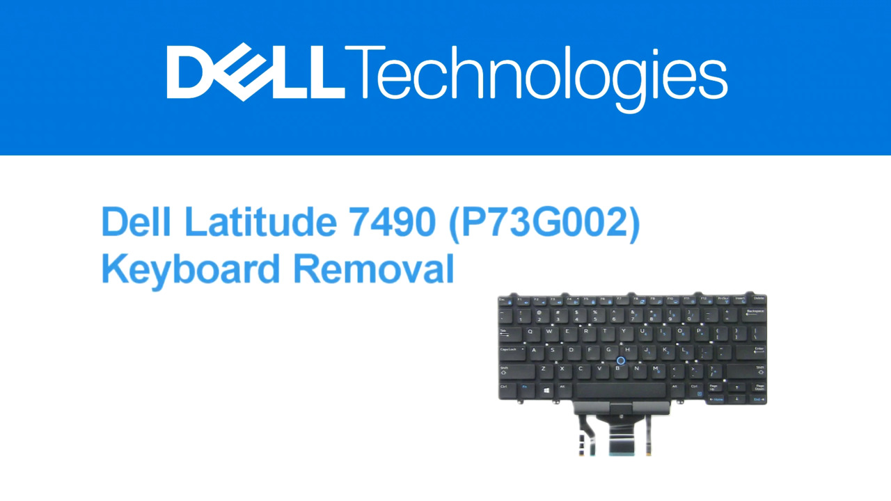 Latitude 7490のキーボードを交換する方法 | Dell 日本 Latitude 7490のキーボードを交換する方法 | Dell 日本
