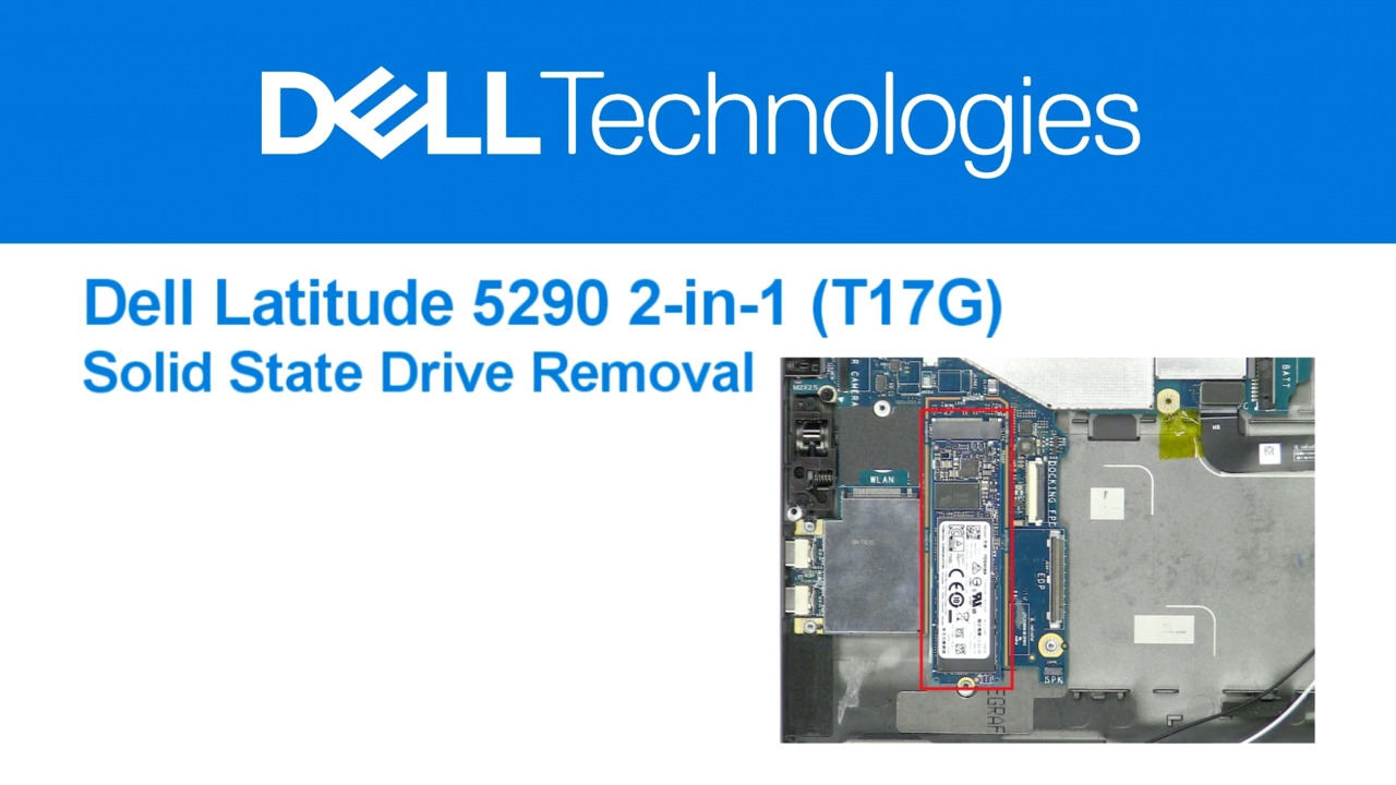How to Remove Latitude 5290 2-in-1 SSD