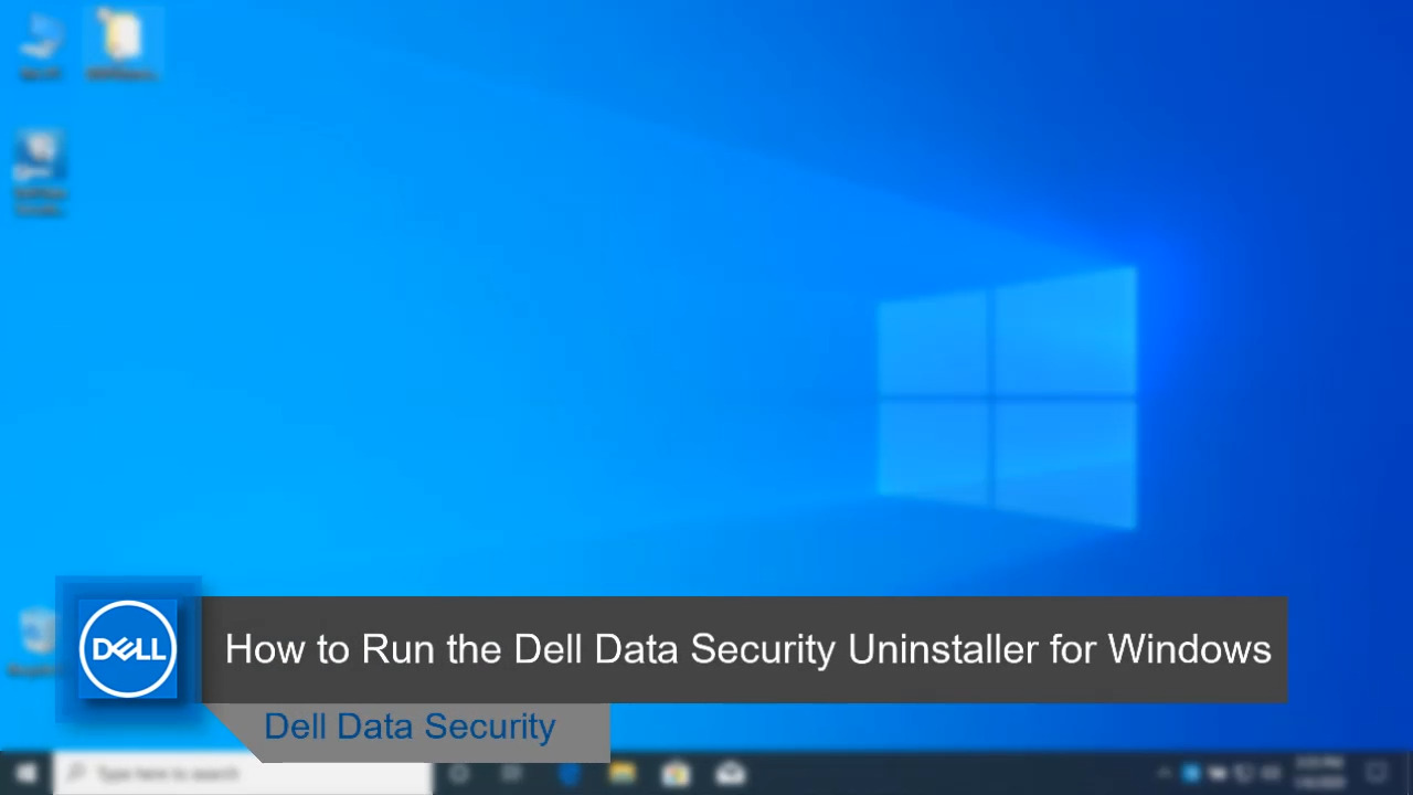 Запуск программы удаления Dell Data Security | Dell Сербия