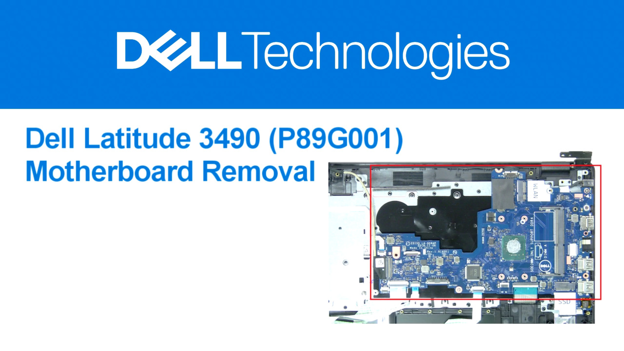 Latitude 3490のマザーボードを交換する方法 | Dell 日本