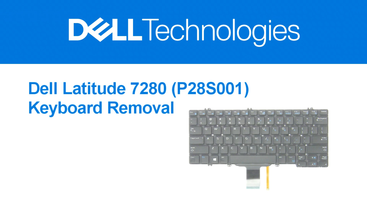 Latitude 7280のキーボードを交換する方法 | Dell 日本