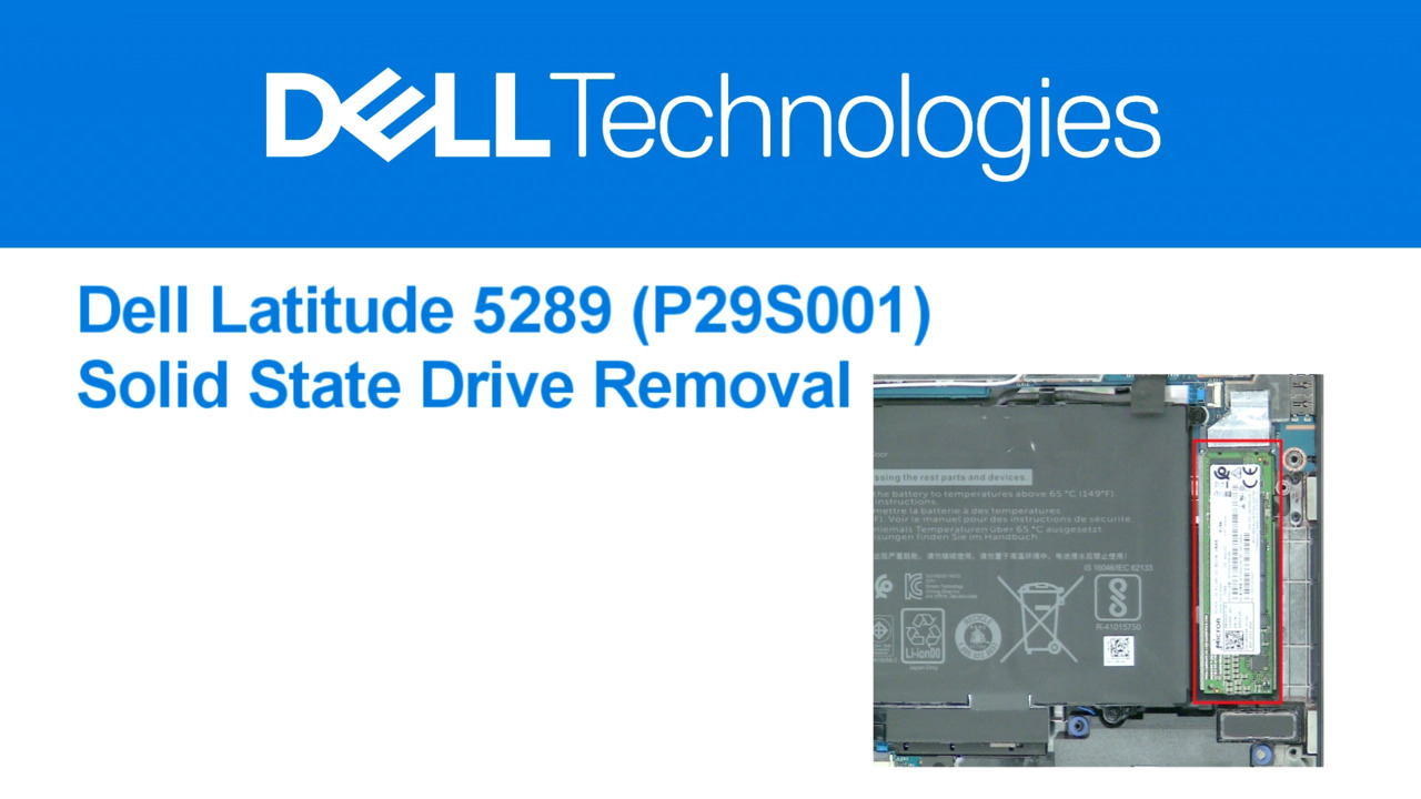 Latitude 5289のSSDを交換する方法 | Dell 日本