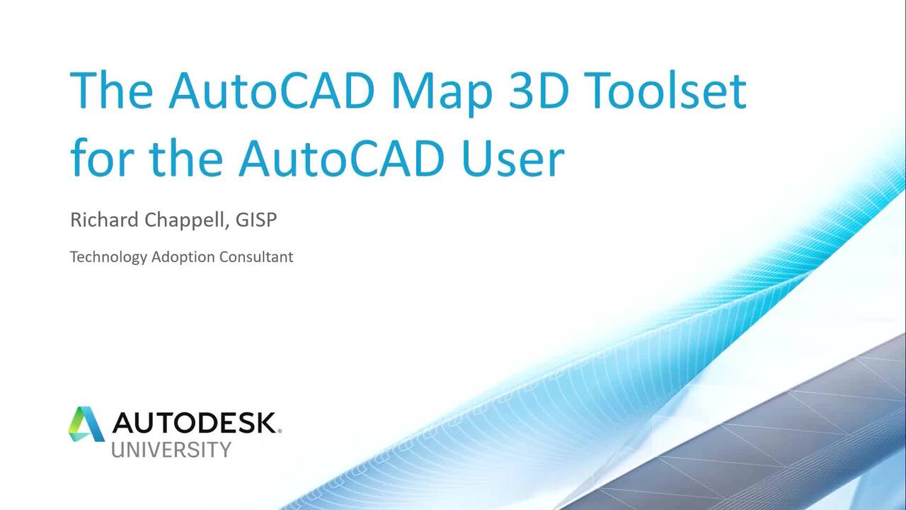 The Autocad Map 3d Toolset For The Autocad User Autodesk University