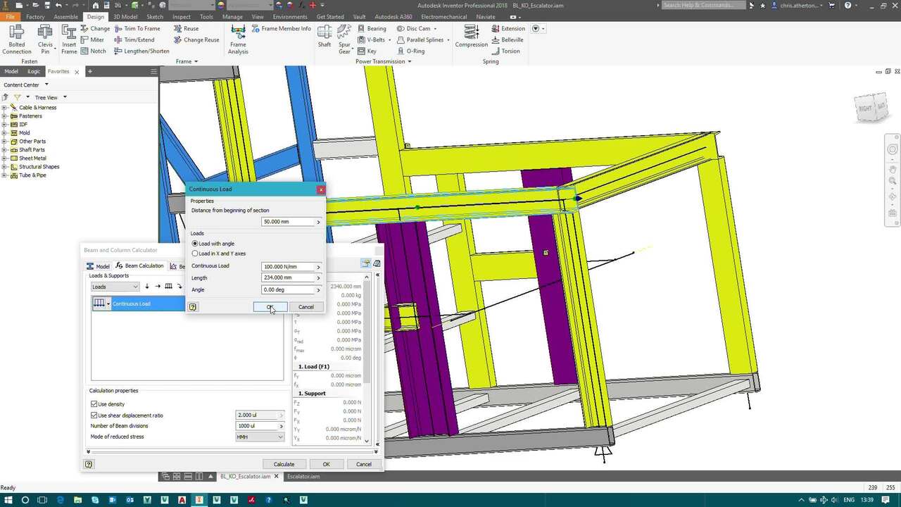 autodesk inventor 2010 stress analysis