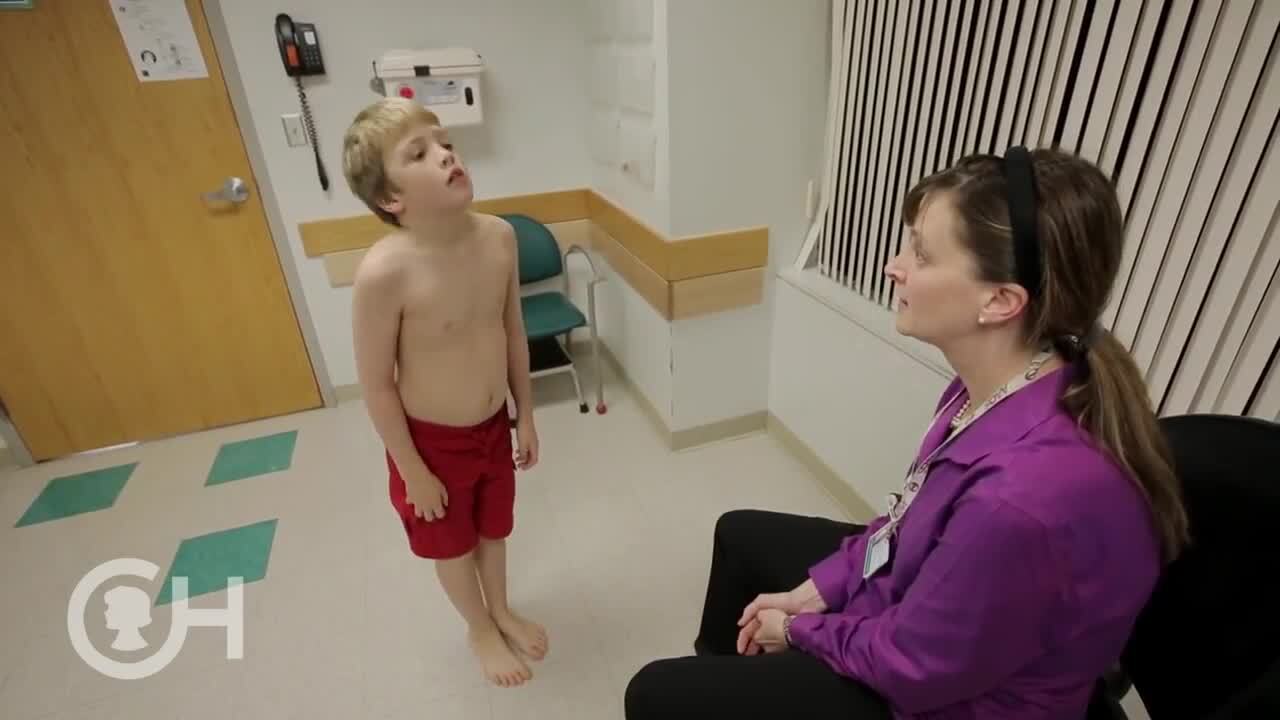 pediatric genital exam video