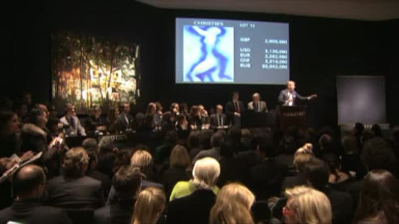 In the Saleroom: Yves Klein’s  auction at Christies