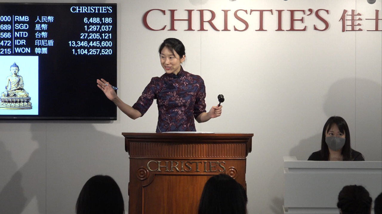 Christie’s achieved strong pri auction at Christies