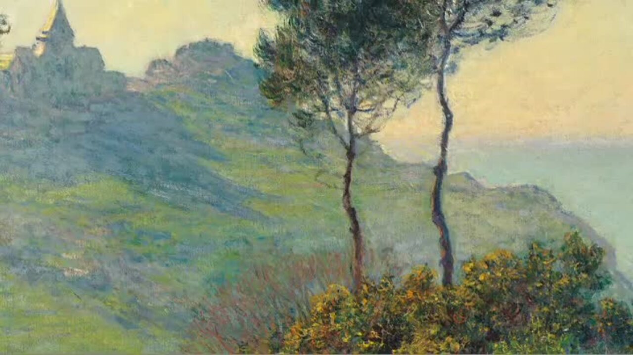 Claude Monet 1840 1926 LÉglise De Varengeville Soleil Couchant