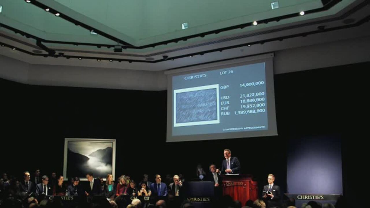 In The Saleroom: Cy Twombly’s  auction at Christies