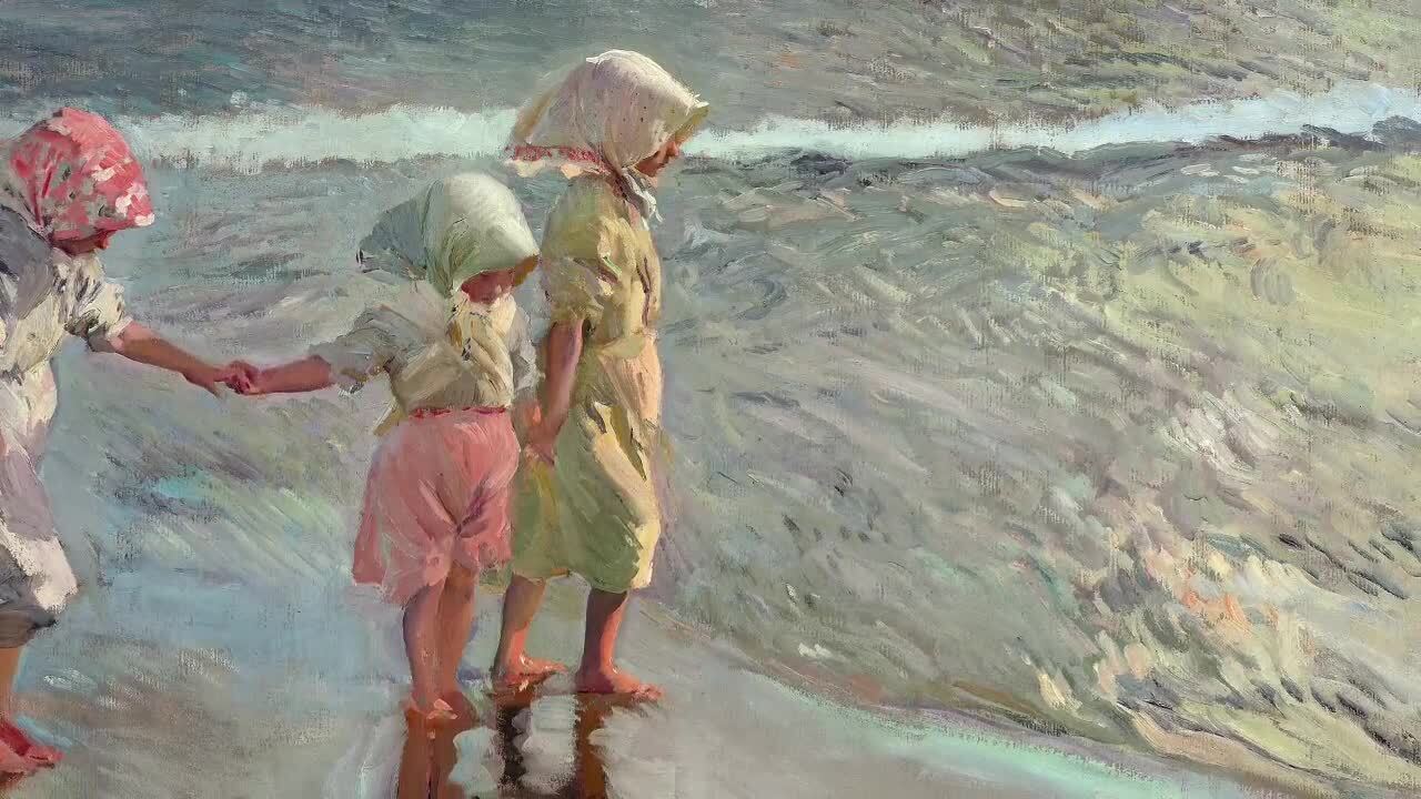 Las tres hermanas en la playa: auction at Christies