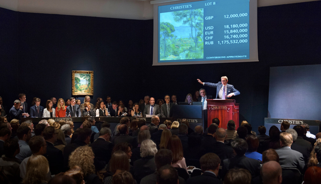 Impressionist/Modern + Art of  auction at Christies