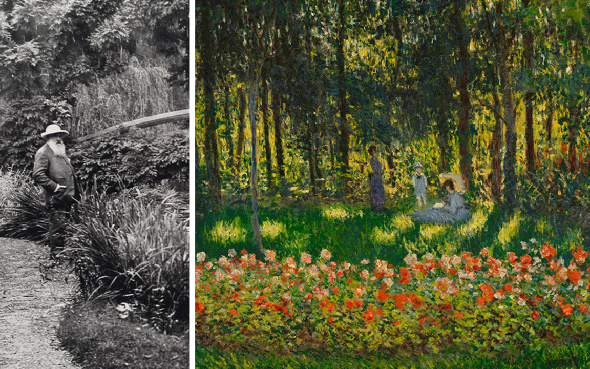 Monet fez horticultura