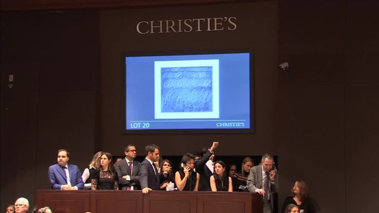 In The Saleroom: Cy Twombly’s  auction at Christies