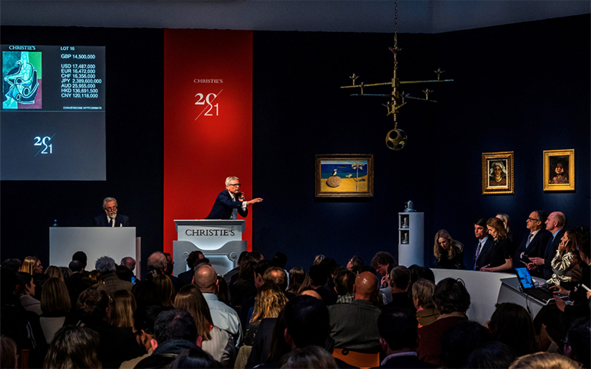 Picasso and Magritte lead the  auction at Christies