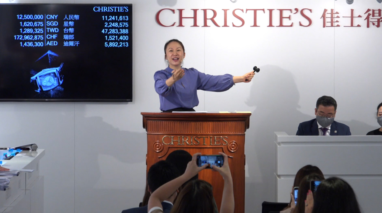 Important Watches achieved tot auction at Christies