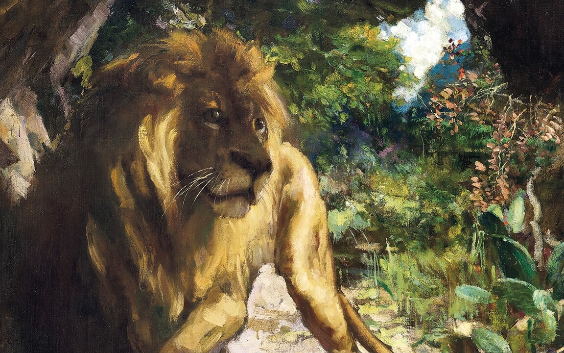 徐悲鴻《奴隸與獅》——中國現代藝術史上里程碑式的宏偉鉅作 auction at Christies