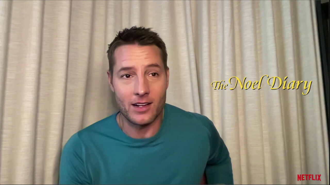 Justin Hartley stars in Netflix's 'The Noel Diary' - Interview