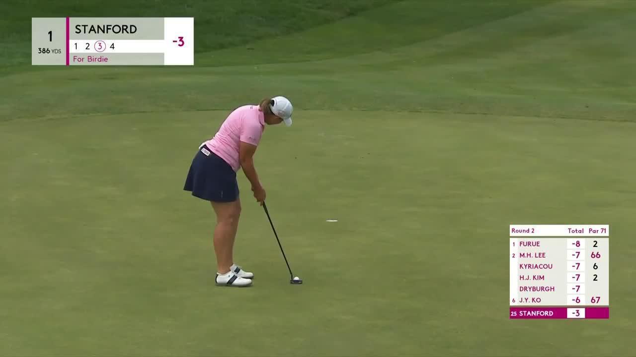 Angela Stanford Second Round Highlights 2024 Amundi Evian