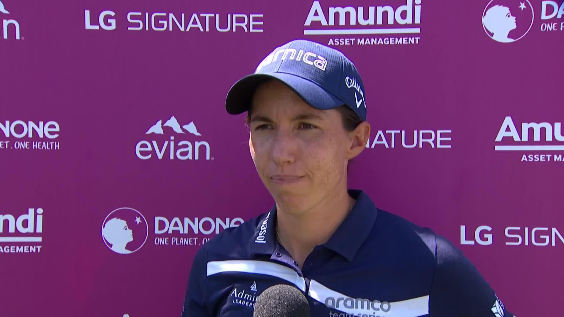 Carlota Ciganda Second Round Interview at the 2022 Amundi Evian ...