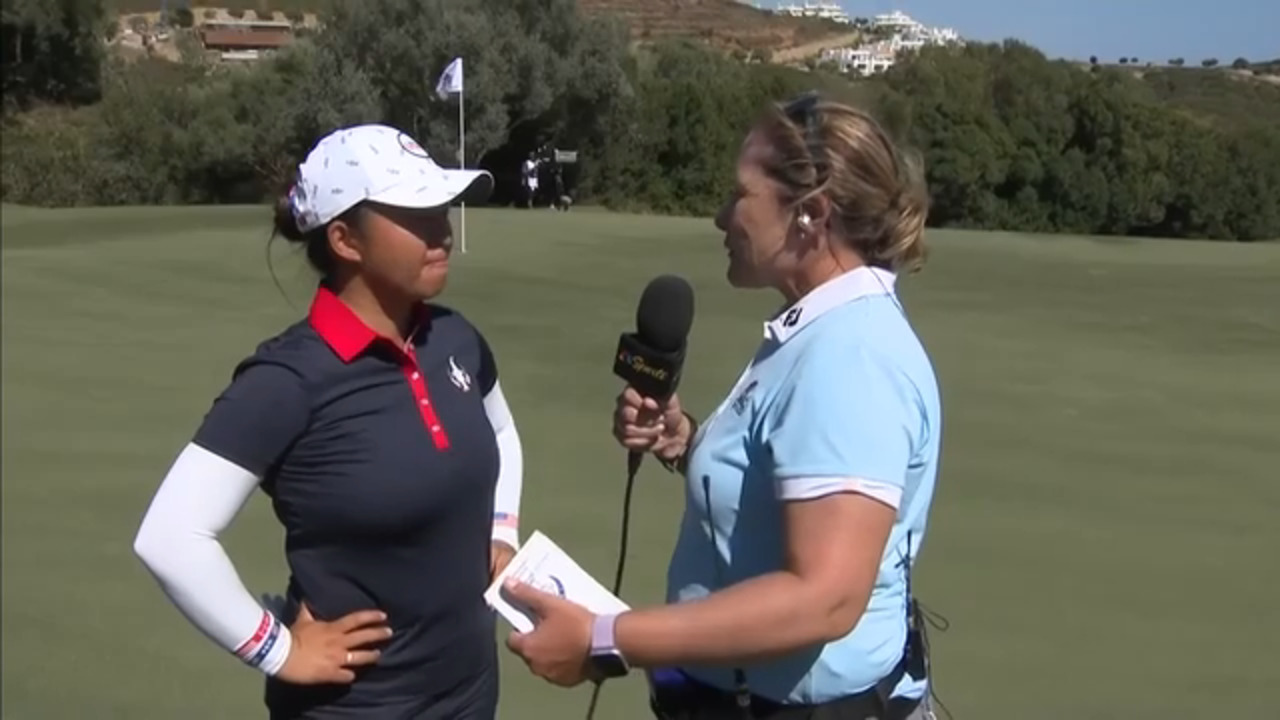 Megan Khang Day 3 Interview | 2023 Solheim Cup | LPGA | Ladies Professional  Golf Association