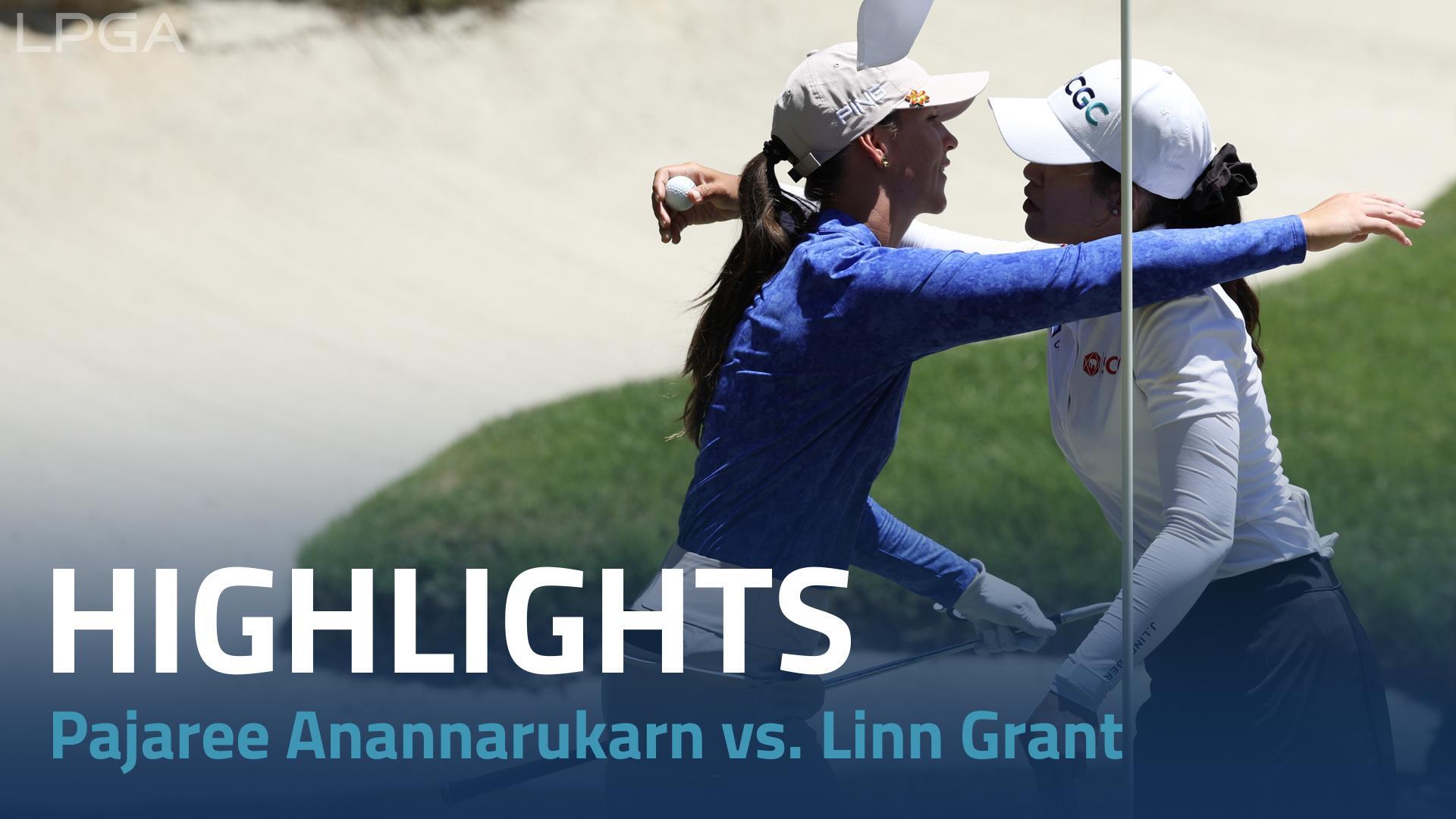 Pajaree Anannarukarn vs. Linn Grant Highlights | Bank of Hope LPGA Match-Play