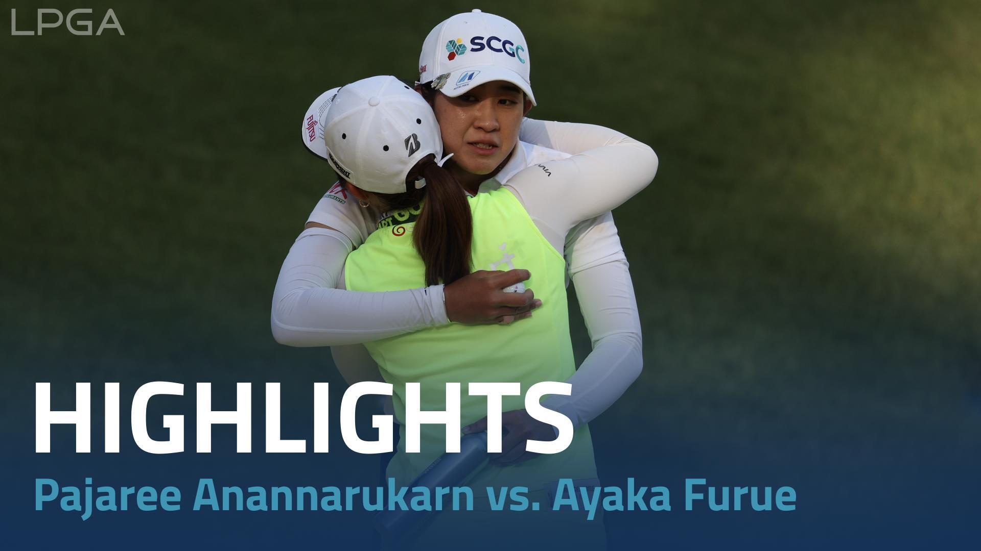 Pajaree Anannarukarn vs. Ayaka Furue Highlights | 2023 Bank of Hope LPGA Match-Play