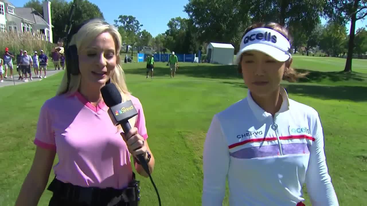 Jenny Shin mid-round interview | Walmart NW Arkansas Championship Round 2