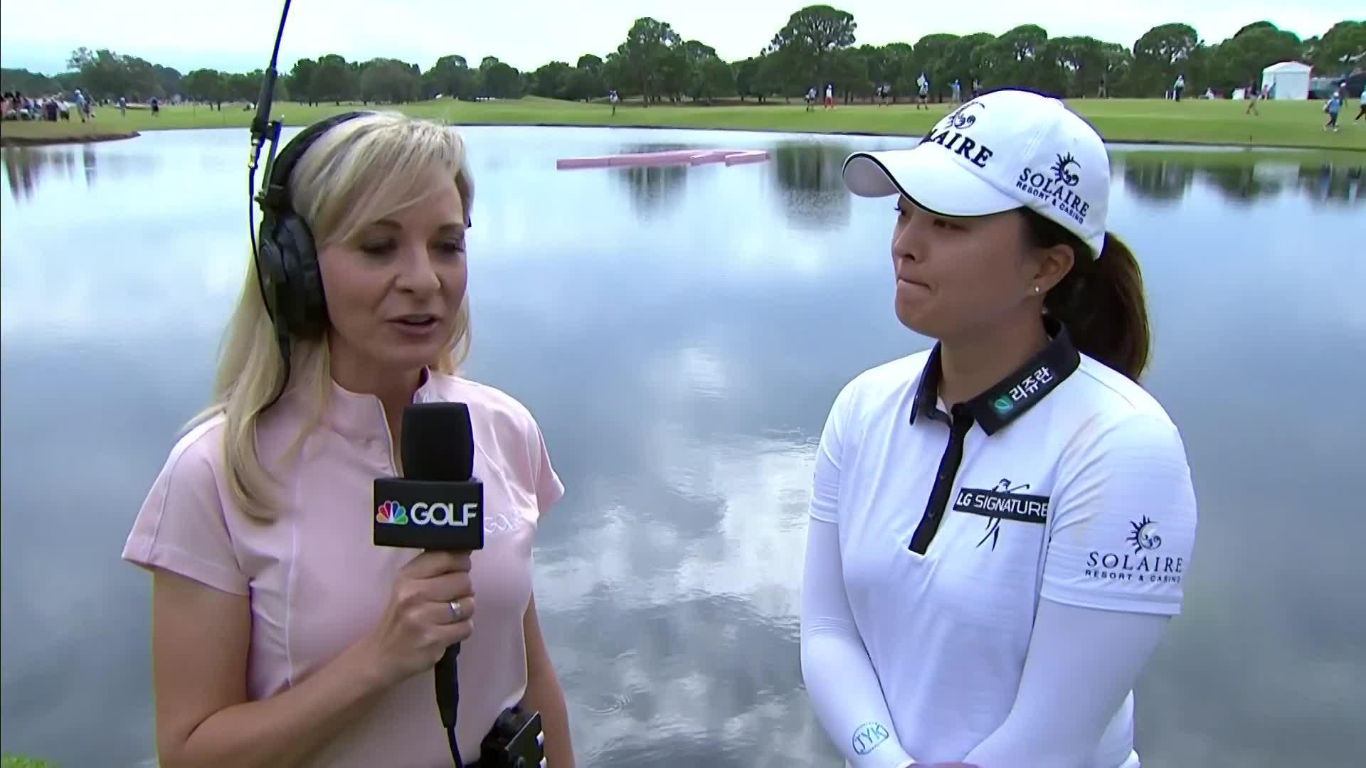 Jin Young Ko Second Round Interview at the 2021 Pelican Women’s ...