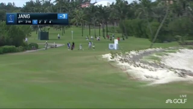 Ha Na Jang Albatross At The Par 4 8th During Rd3 Of 2016 Pure Silk Bahamas Lpga Classic Lpga