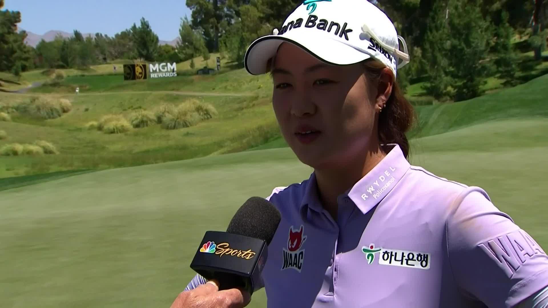 Minjee Lee Interview after day 1 of the Bank of Hope Match-Play