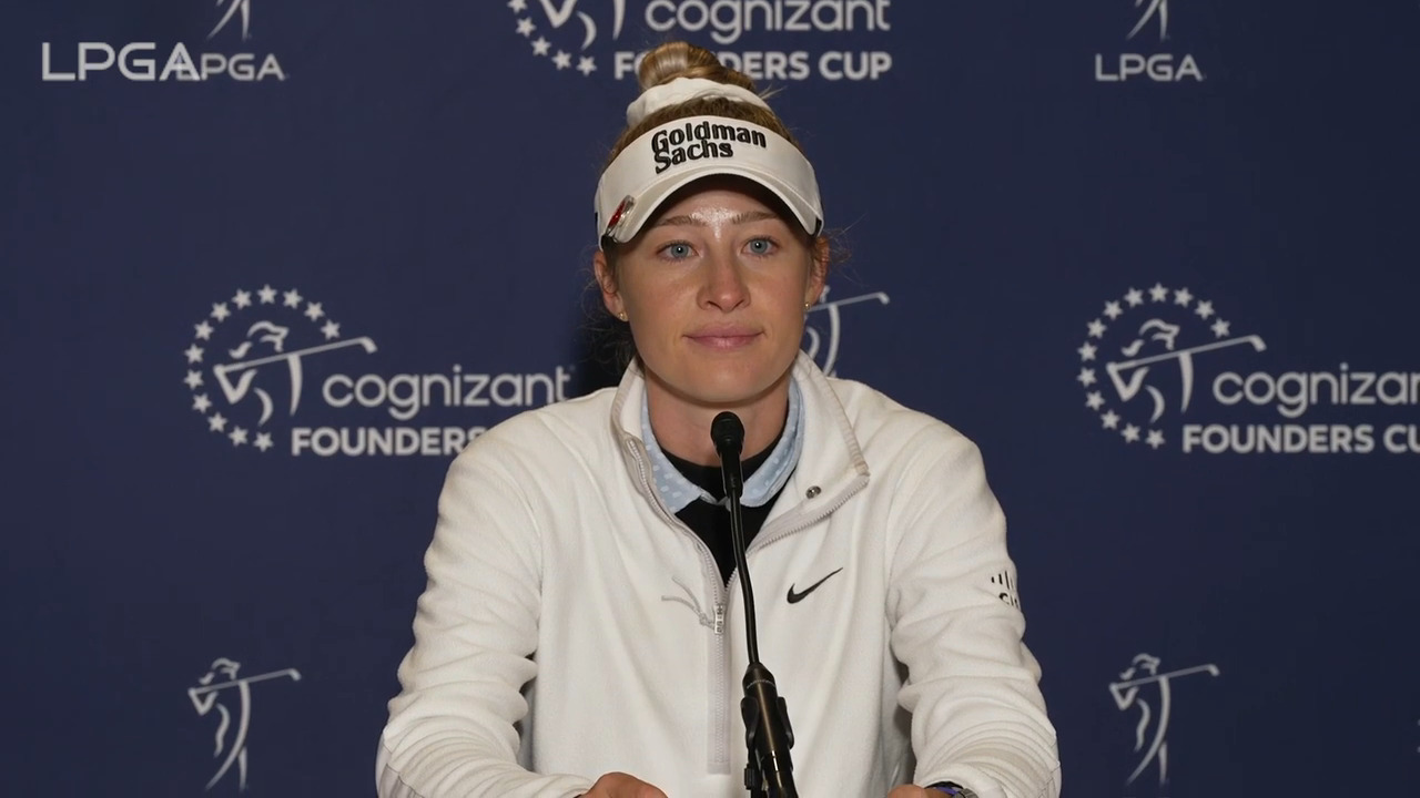 Nelly Korda Second Round Interview |  2024 Cognizant Founders Cup
