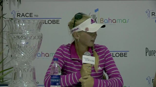 Jessica Korda S Winner Interview At The 2014 Pure Silk Bahamas Lpga Classic Lpga Ladies