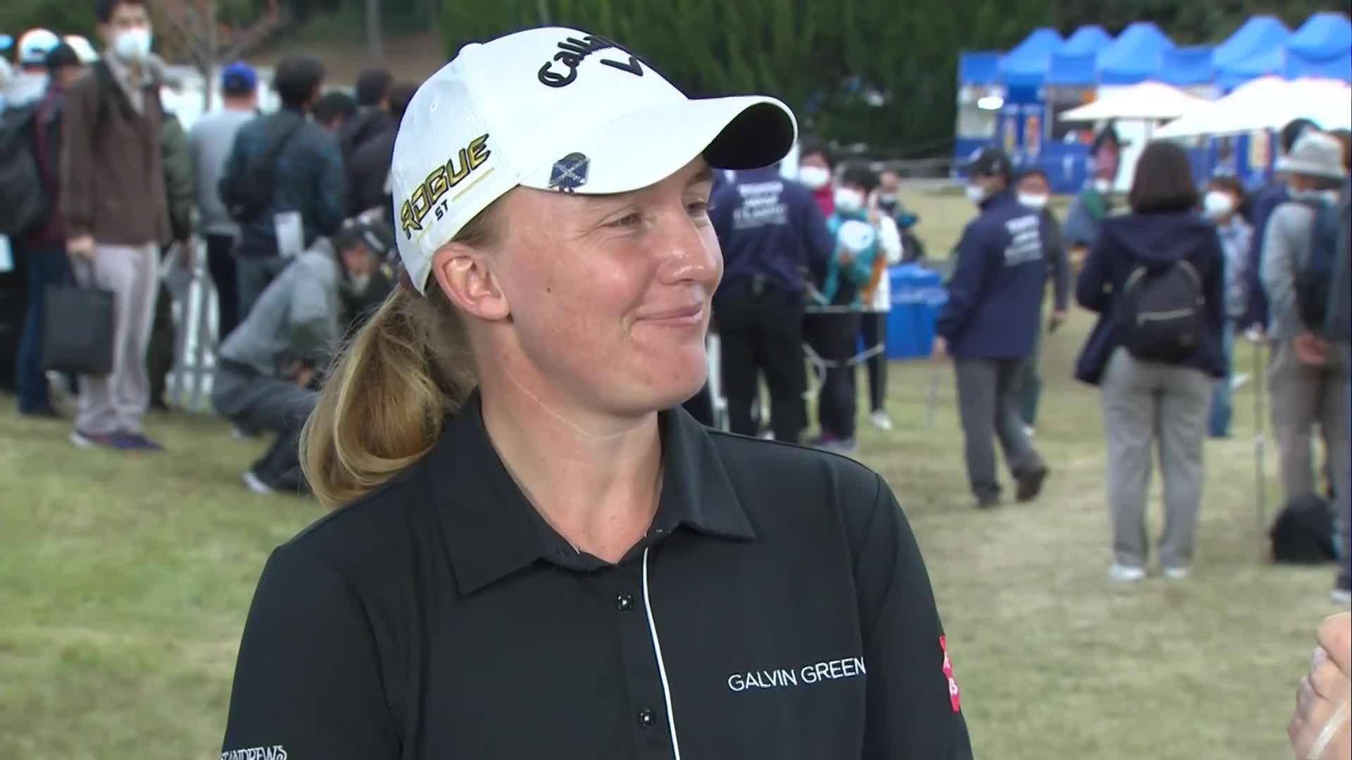 Gemma Dryburgh Third Round Interview | 2022 TOTO Japan Classic | LPGA ...