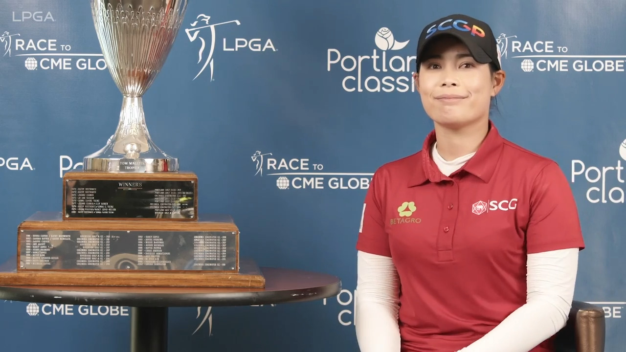 Moriya Jutanugarn Winning Press Conference | 2024 Portland Classic