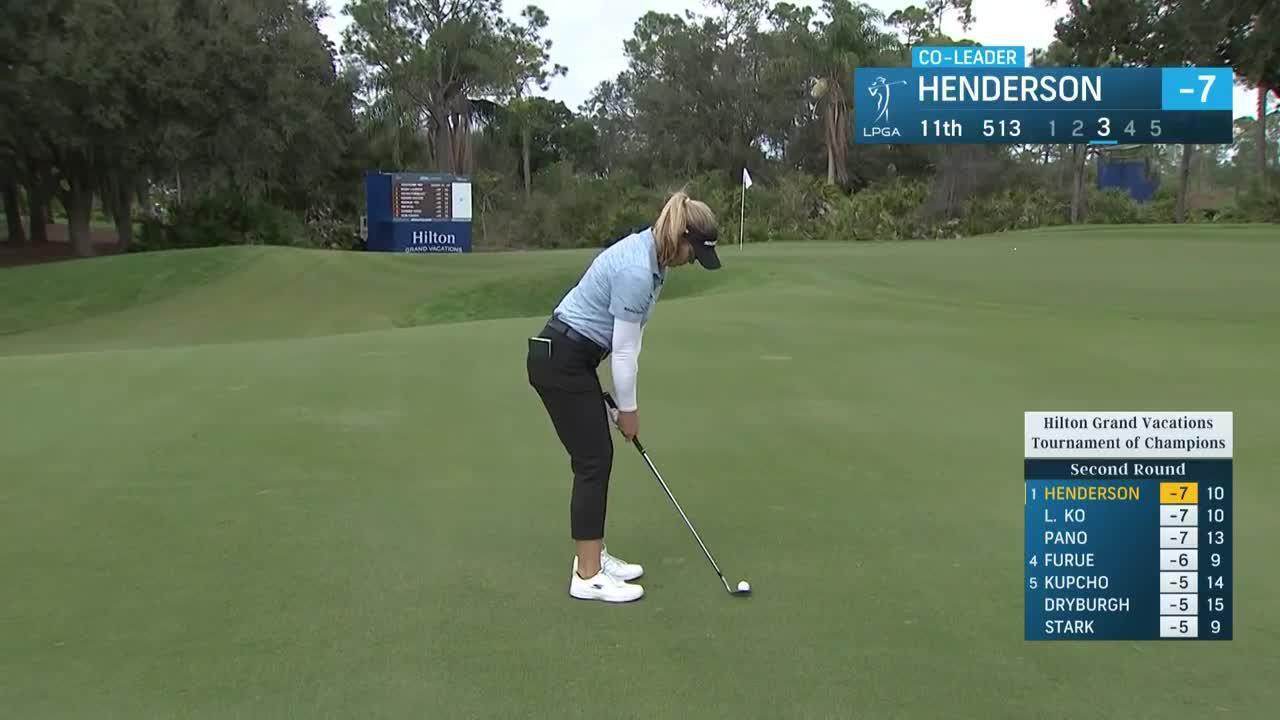 Brooke Henderson Second Round Highlights 2024 Hilton Grand Vacations