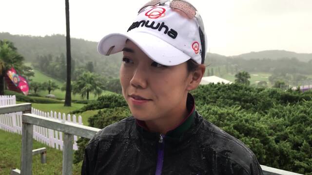 Jenny Shin Round Two Interview at the 2017 Swinging Skirts LPGA Taiwan ...